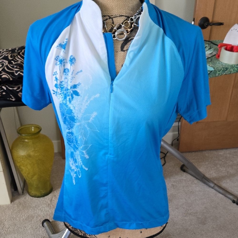 Blue Bike Jersey Women's Top